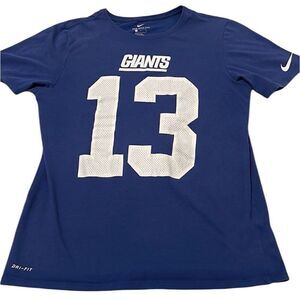 Giants Beckham Jr #13 Nike mens size large short sleeve sports jersey GUC